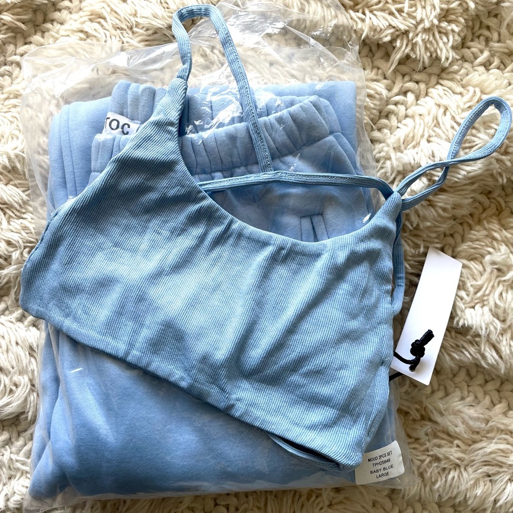 NWT - Women's Blue Lounge + Intimates Set